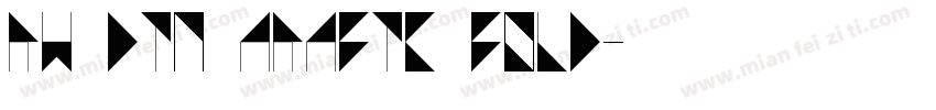 RW DIN Arabic Bold字体转换